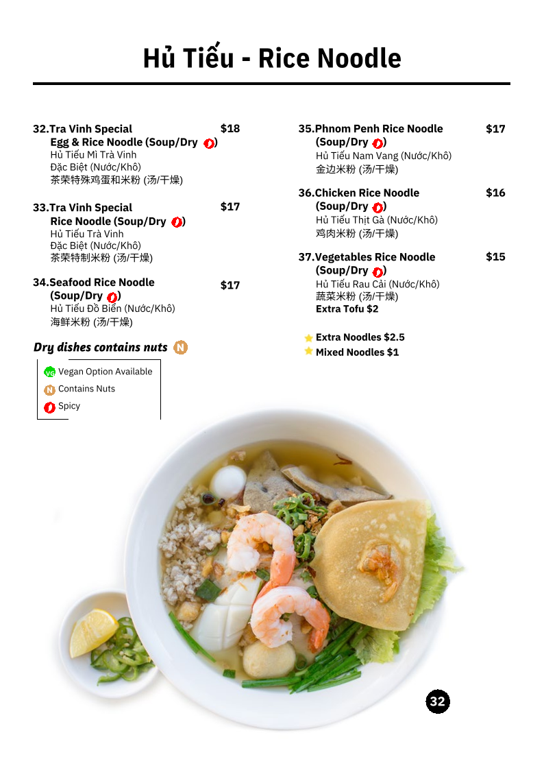 Menu Trà Vinh Vietnamese Restaurant-10