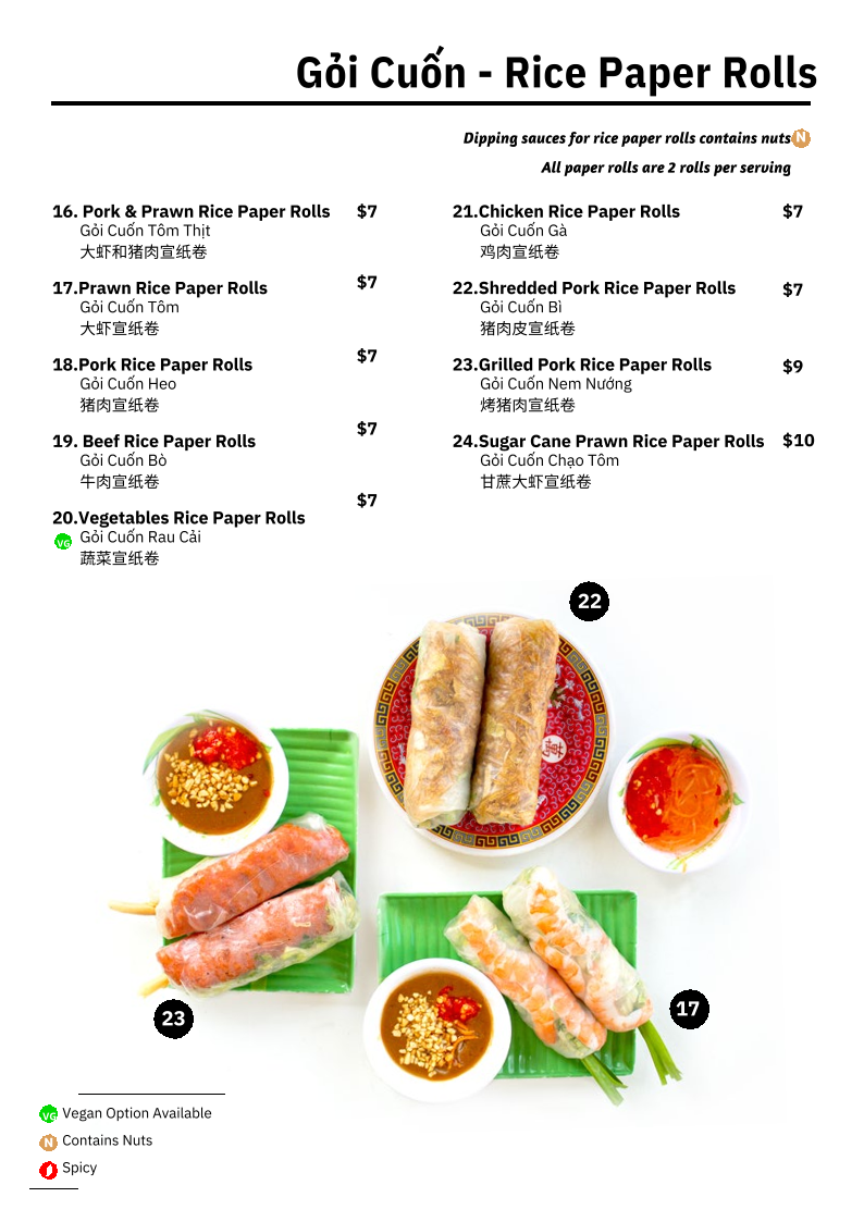 Menu Trà Vinh Vietnamese Restaurant-2