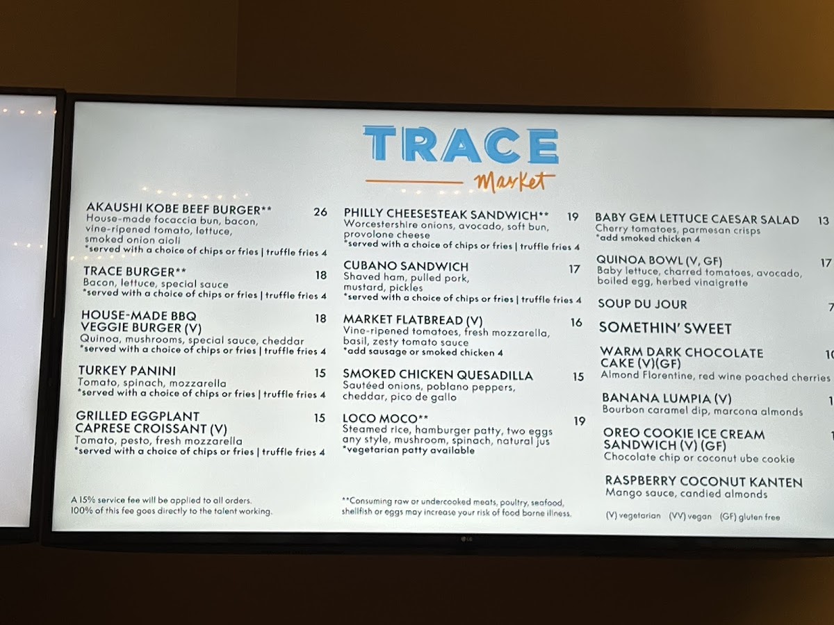 Menu Trace Market-2
