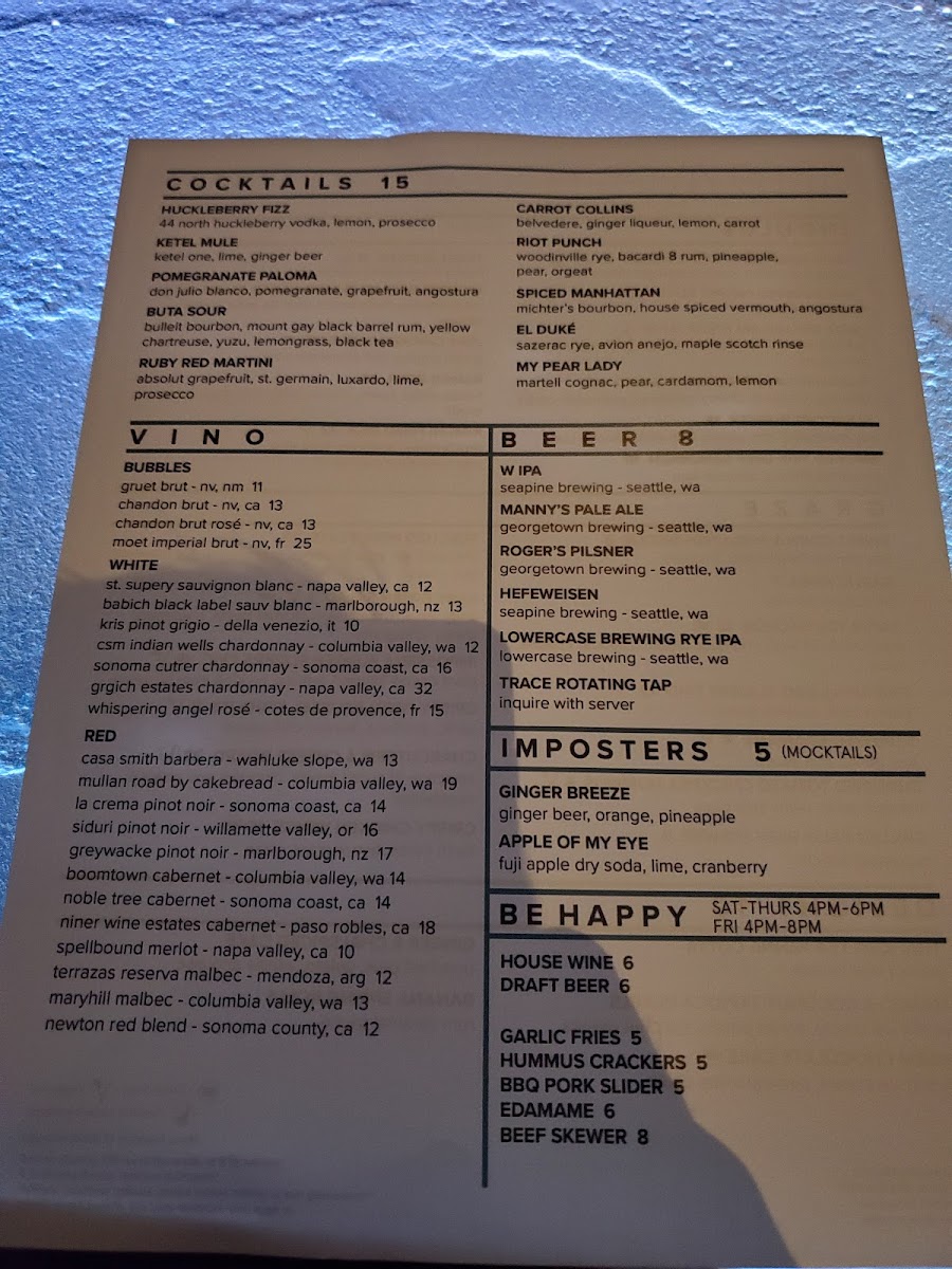 Menu Trace Market-5