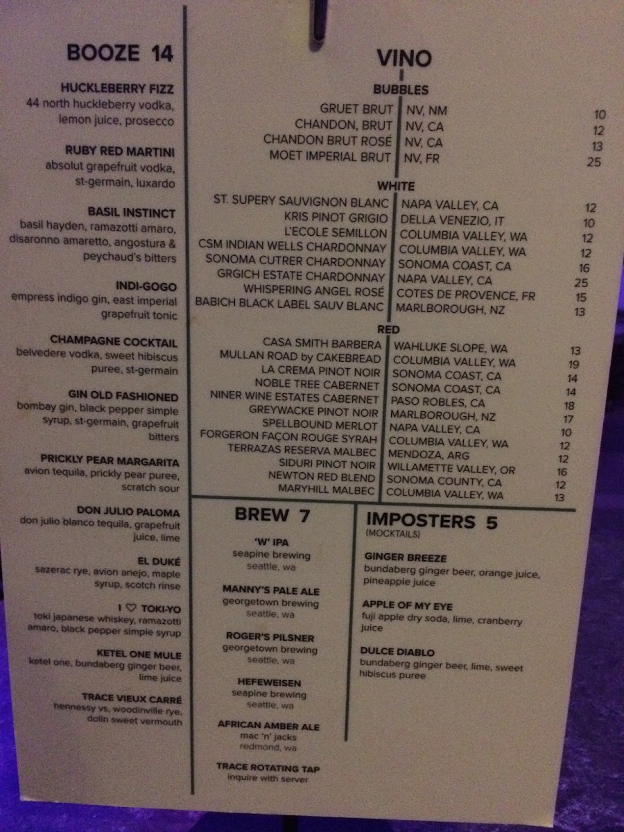 Menu Trace Market-6