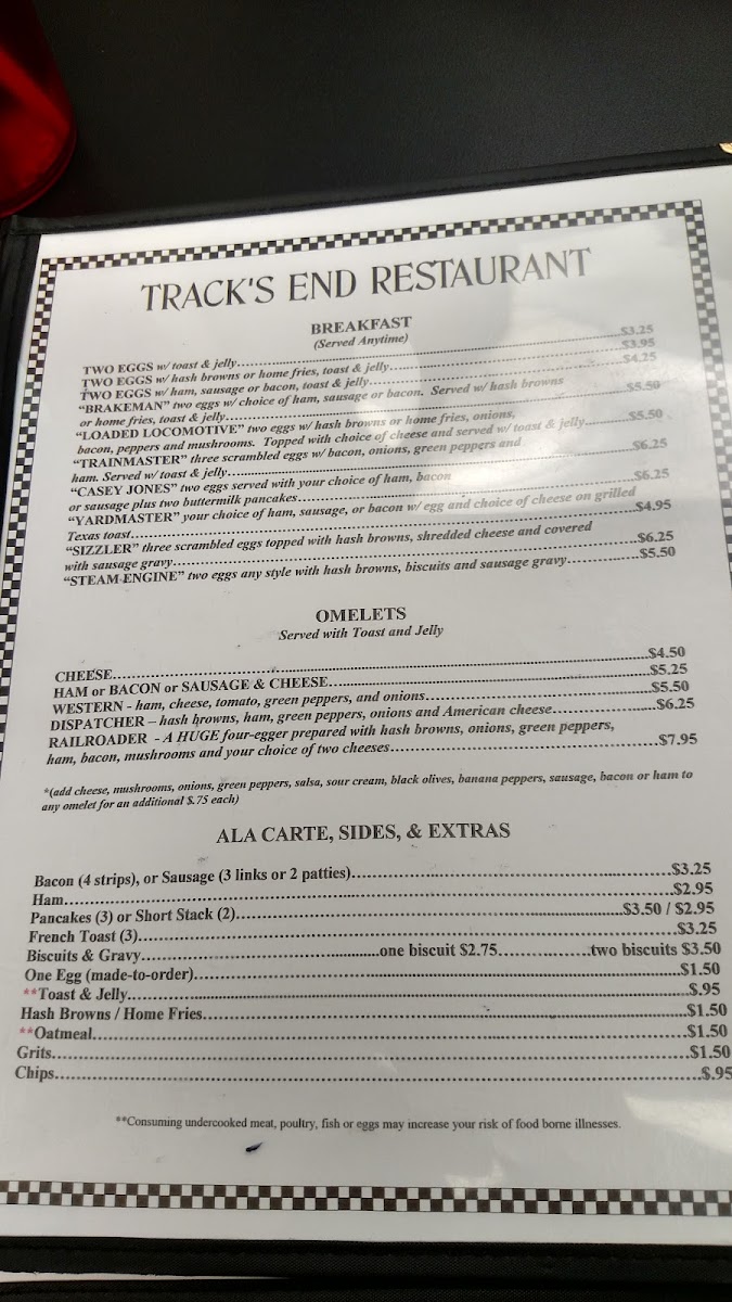 Menu Track's End-2