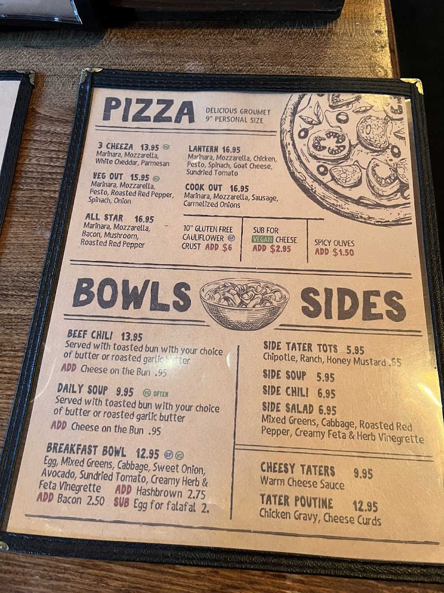 Menu Trading Post Cabin-1