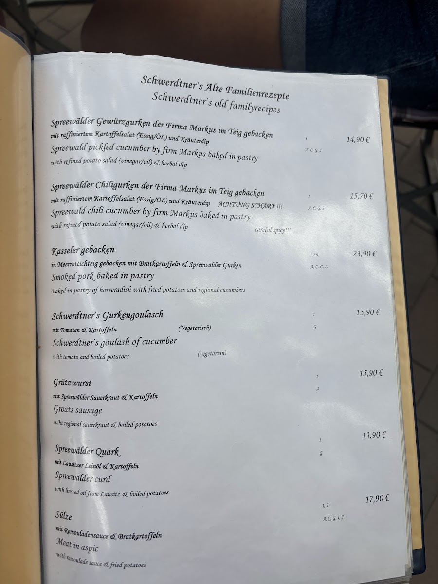 Menu Traditionsgasthaus Zum Grünen Strand Der Spree-1