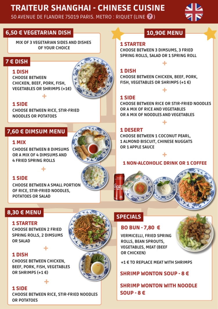 Menu Traiteur Shanghai - Cuisine Chinoise-2