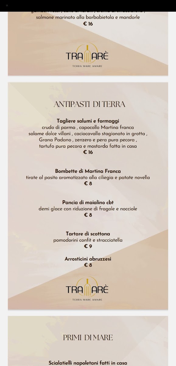 Menu Tramarè Ristorante-2