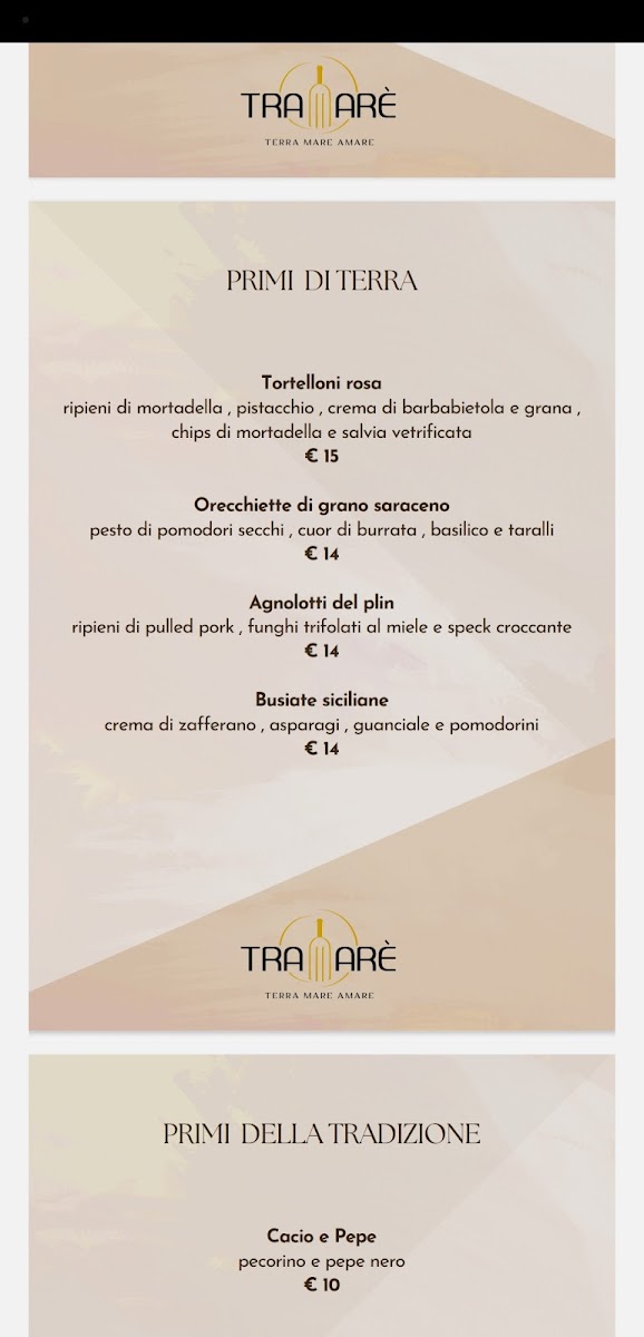 Menu Tramarè Ristorante-4