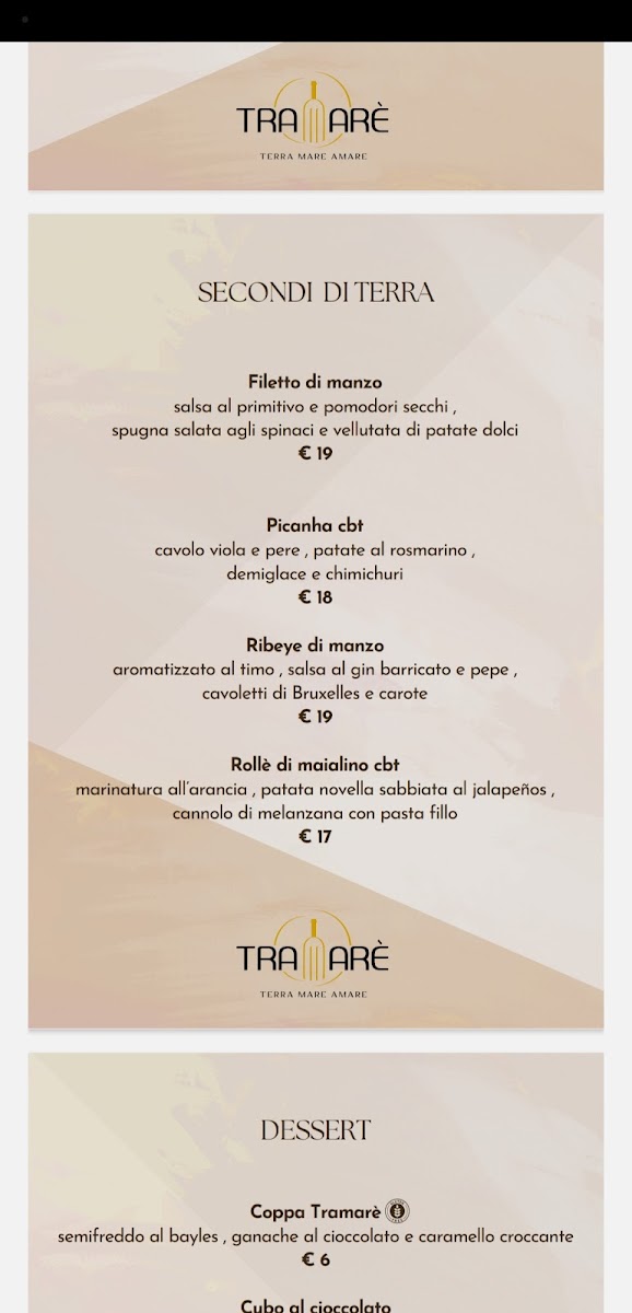 Menu Tramarè Ristorante-7