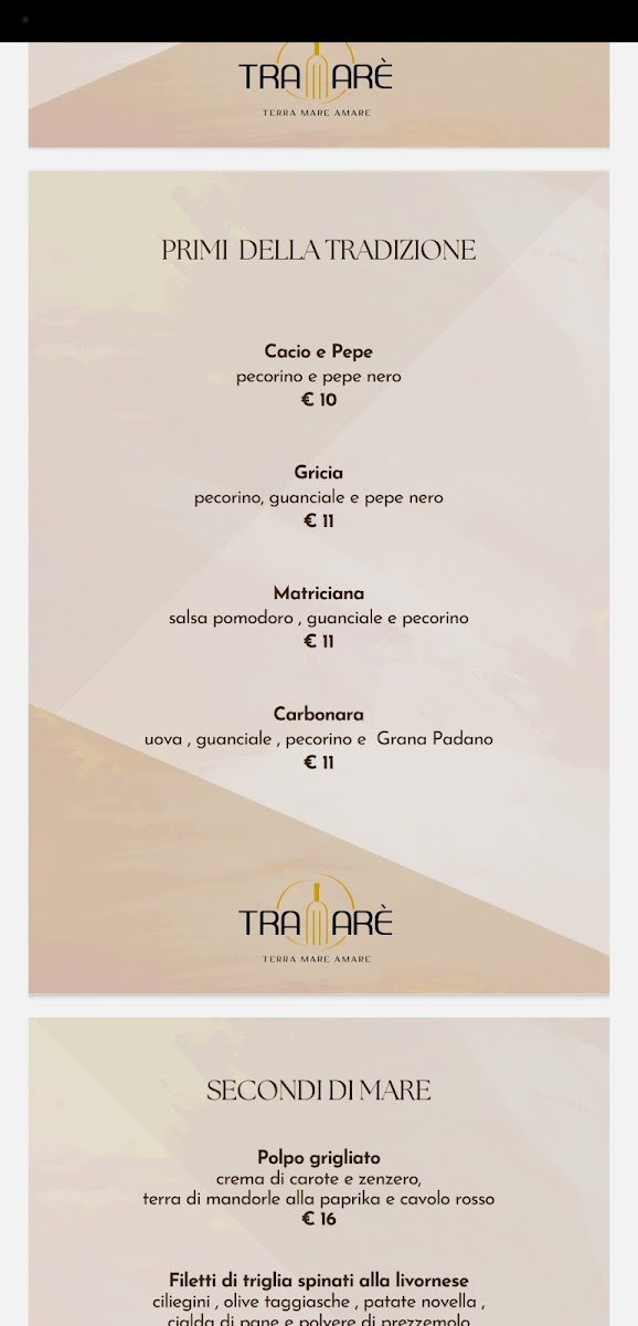 Menu Tramarè Ristorante-9