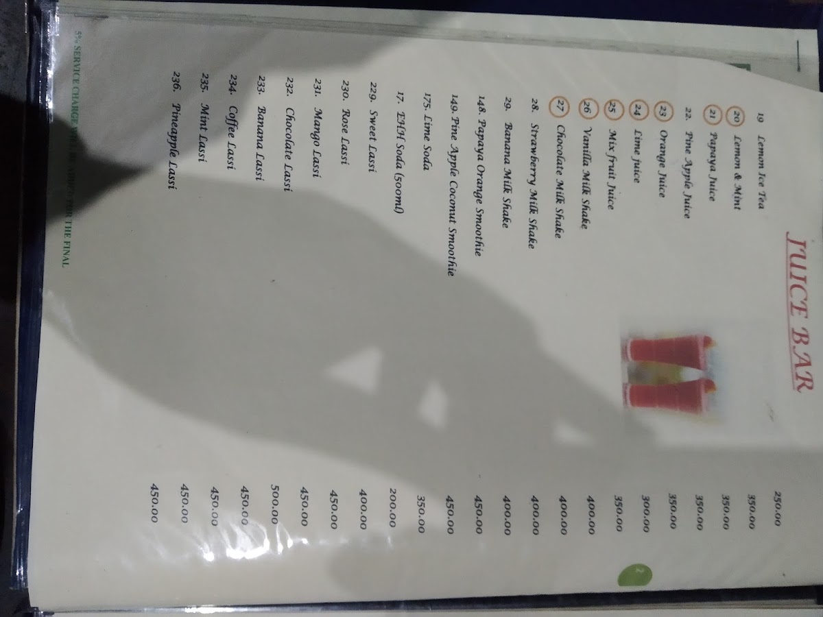 Menu Tramonto Lagoon Resort-10