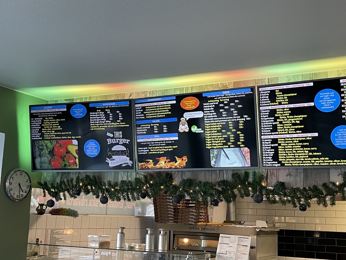 Menu Trappan - Pizza - Kebab - Grill - Sallad-4