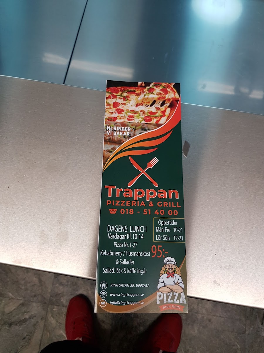 Menu Trappan - Pizza - Kebab - Grill - Sallad-6