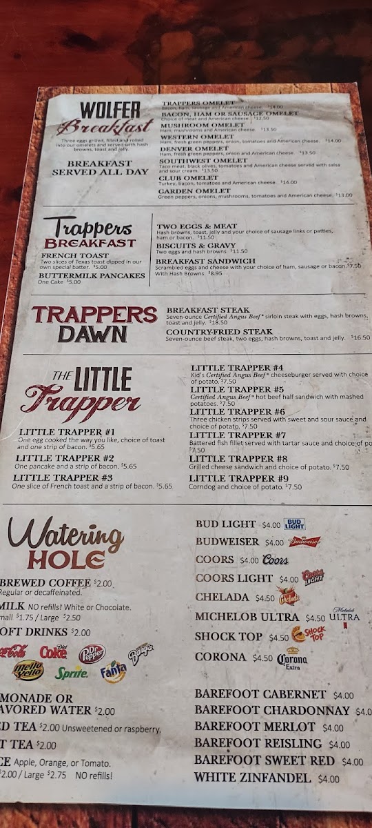 Menu Trapper's Kettle-4