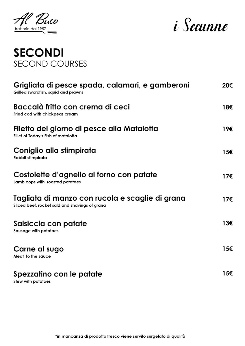 Menu Trattoria Al Buco-8