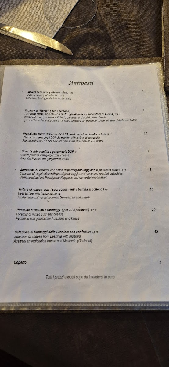 Menu Trattoria Al Morar-10