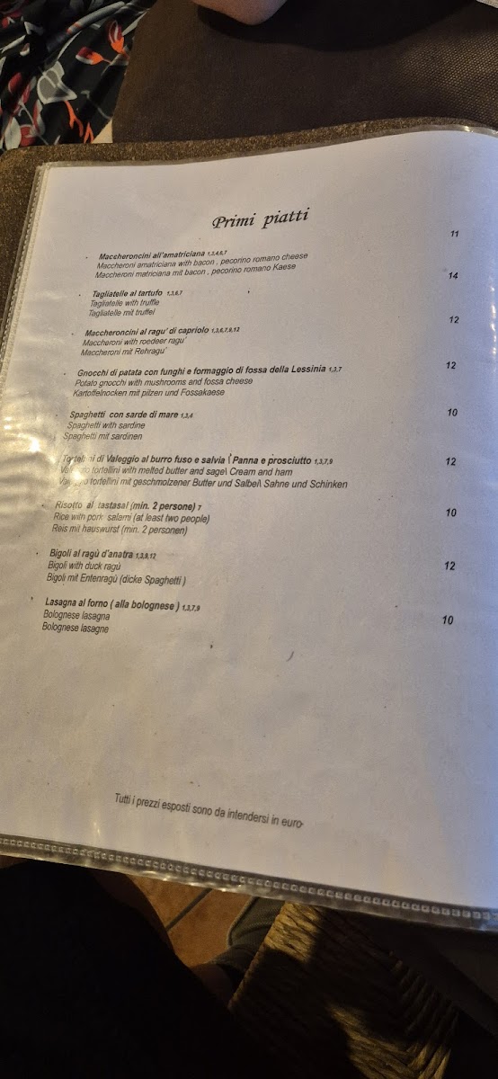 Menu Trattoria Al Morar-6