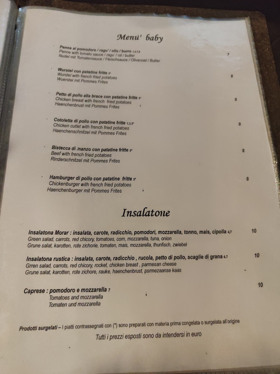 Menu Trattoria Al Morar-8