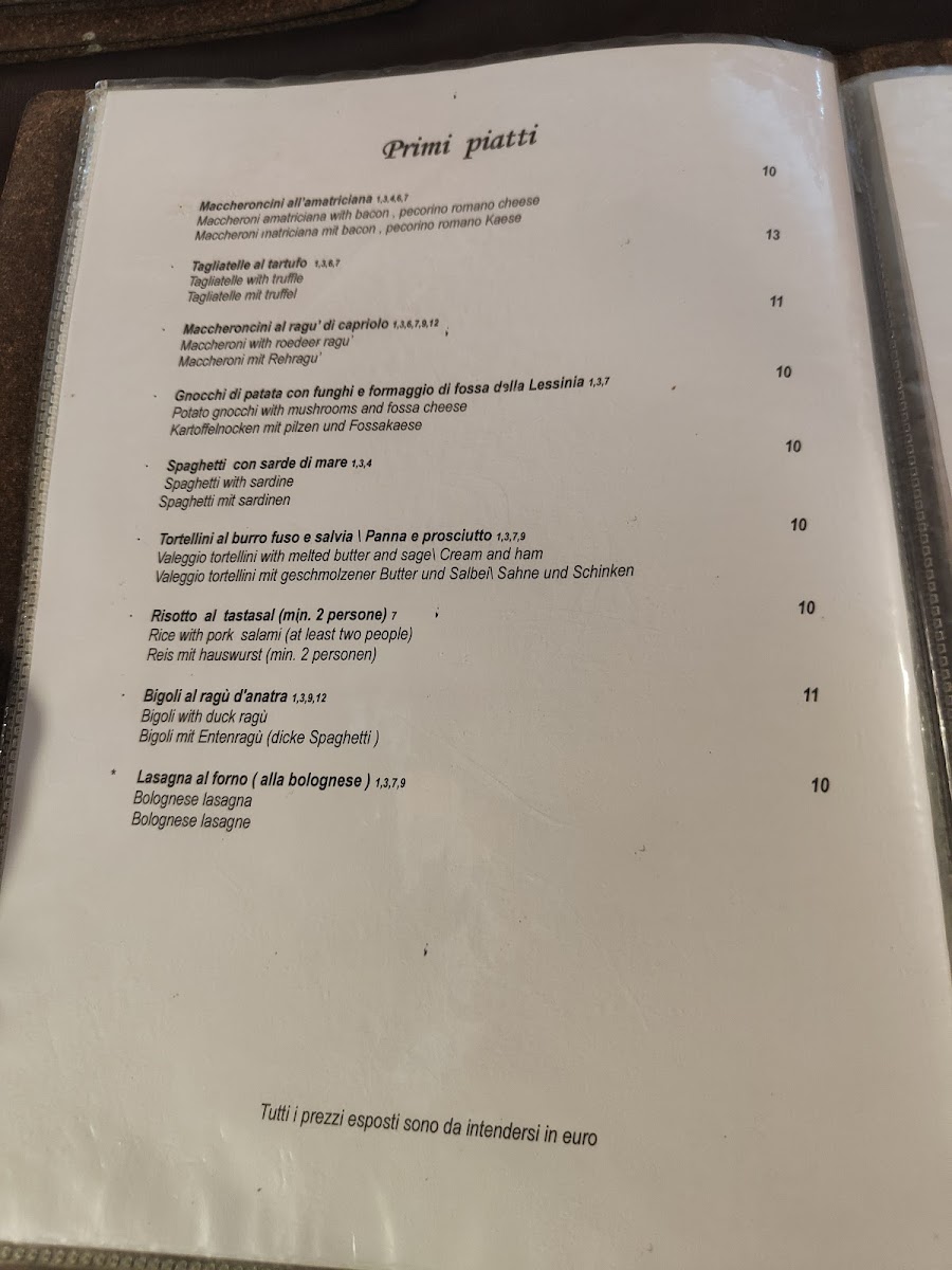 Menu Trattoria Al Morar-9