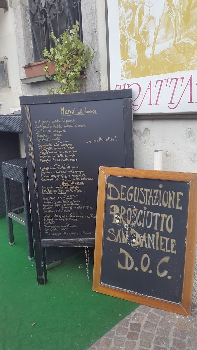 Menu Trattoria Al Trattato Di Rizzardi Mario-2