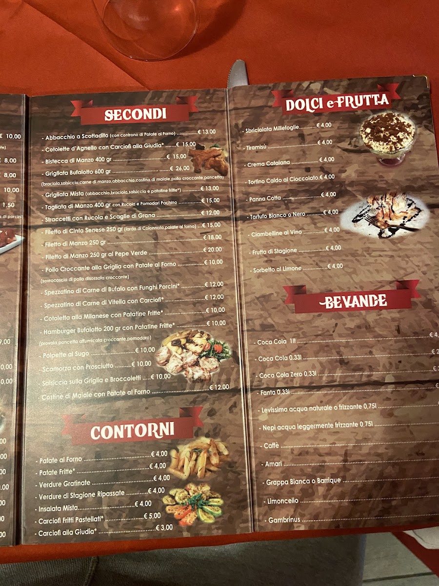 Menu Trattoria Bisteccheria Bufalotto-4