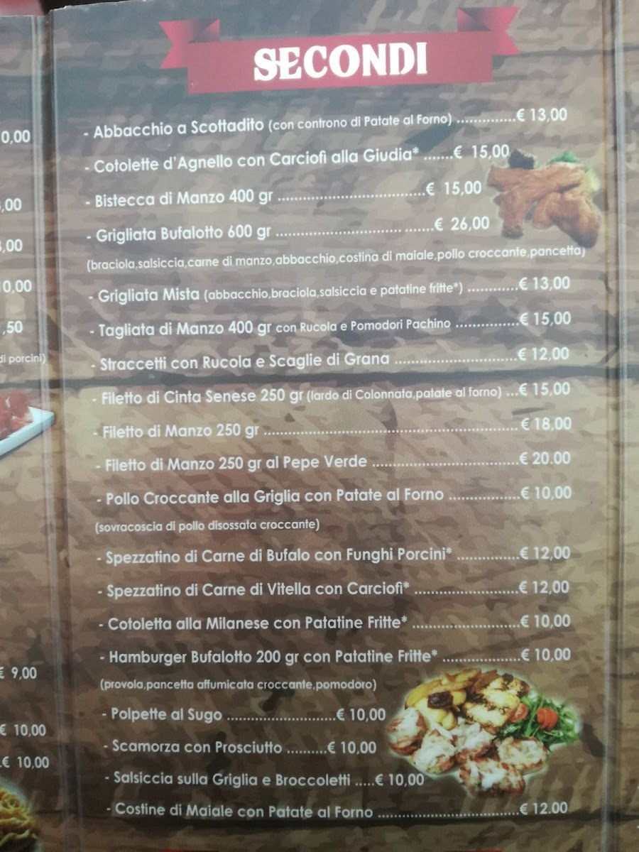Menu Trattoria Bisteccheria Bufalotto-5