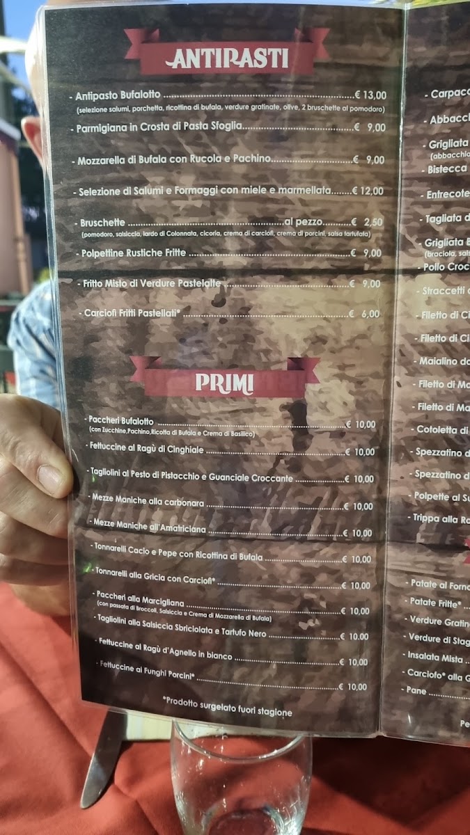 Menu Trattoria Bisteccheria Bufalotto-6