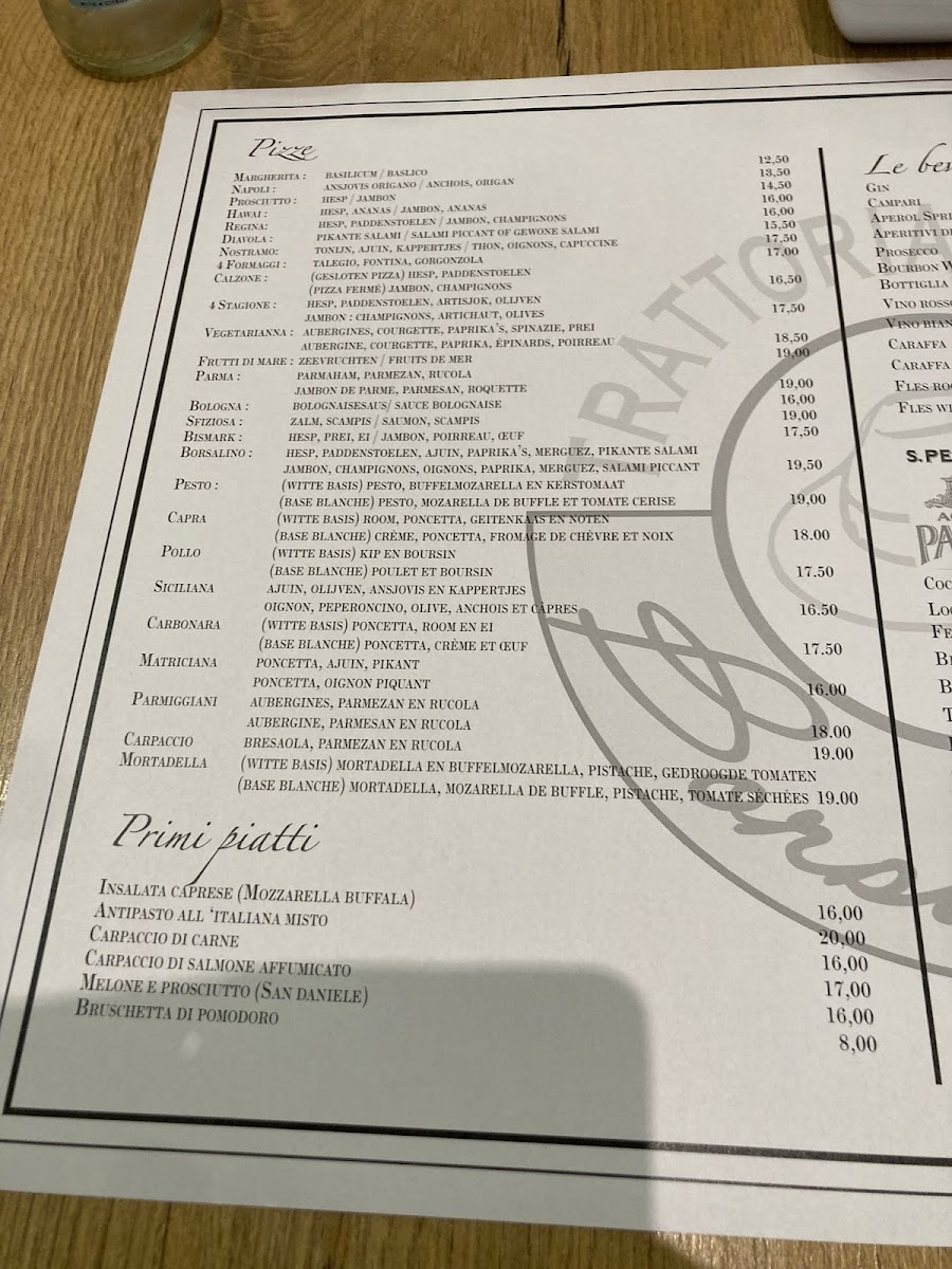 Menu Trattoria Borsalino ????????-4