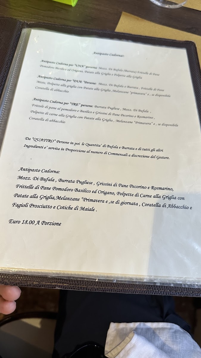 Menu Trattoria Cadorna-1
