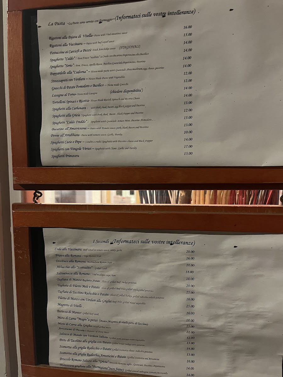 Menu Trattoria Cadorna-9