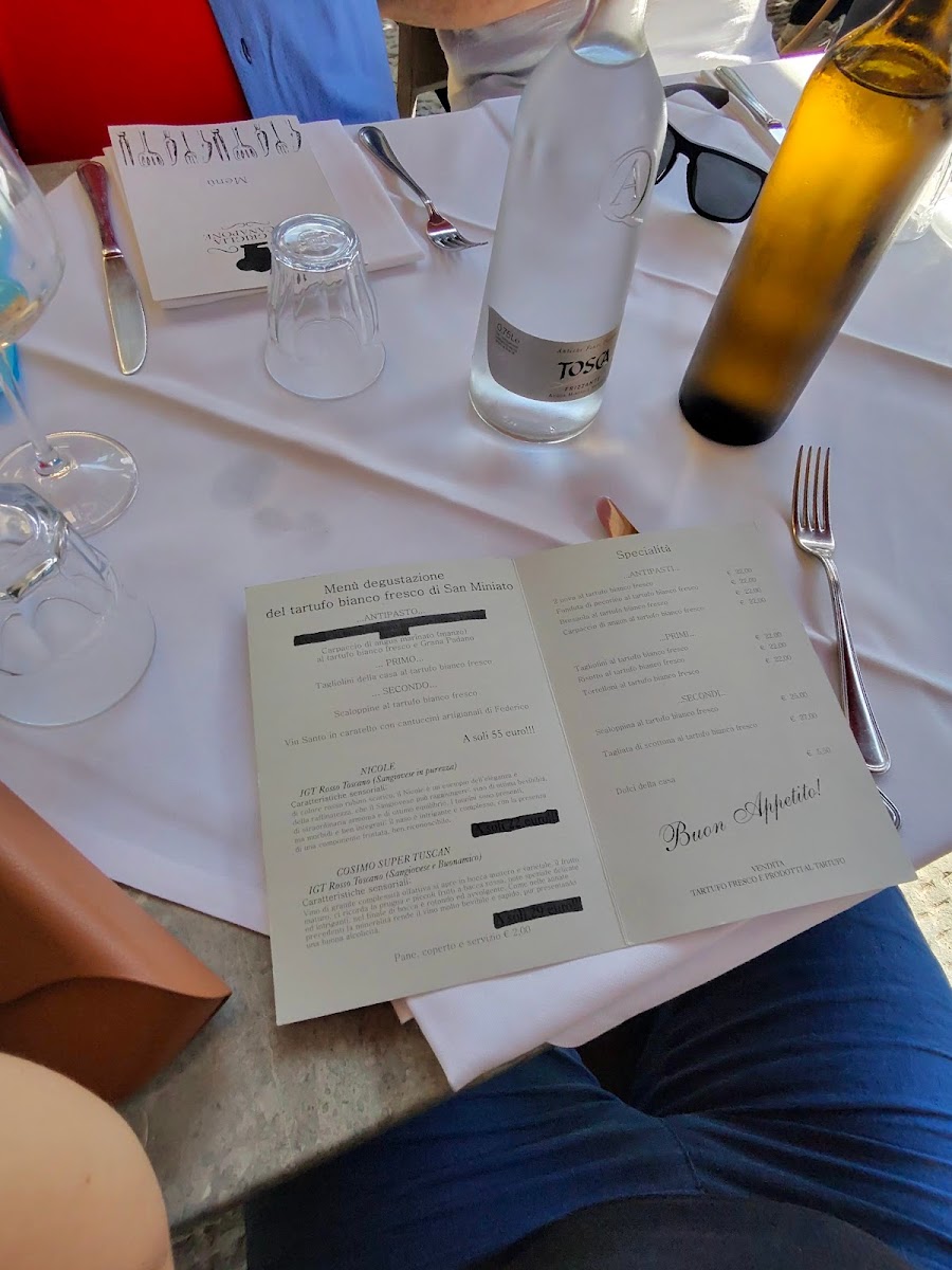Menu Trattoria Canapone Da Pablo-1
