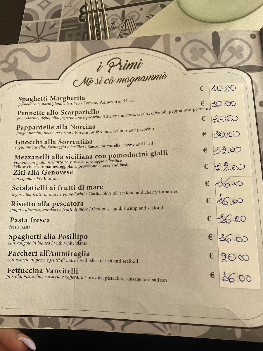 Menu Trattoria Caprese-1