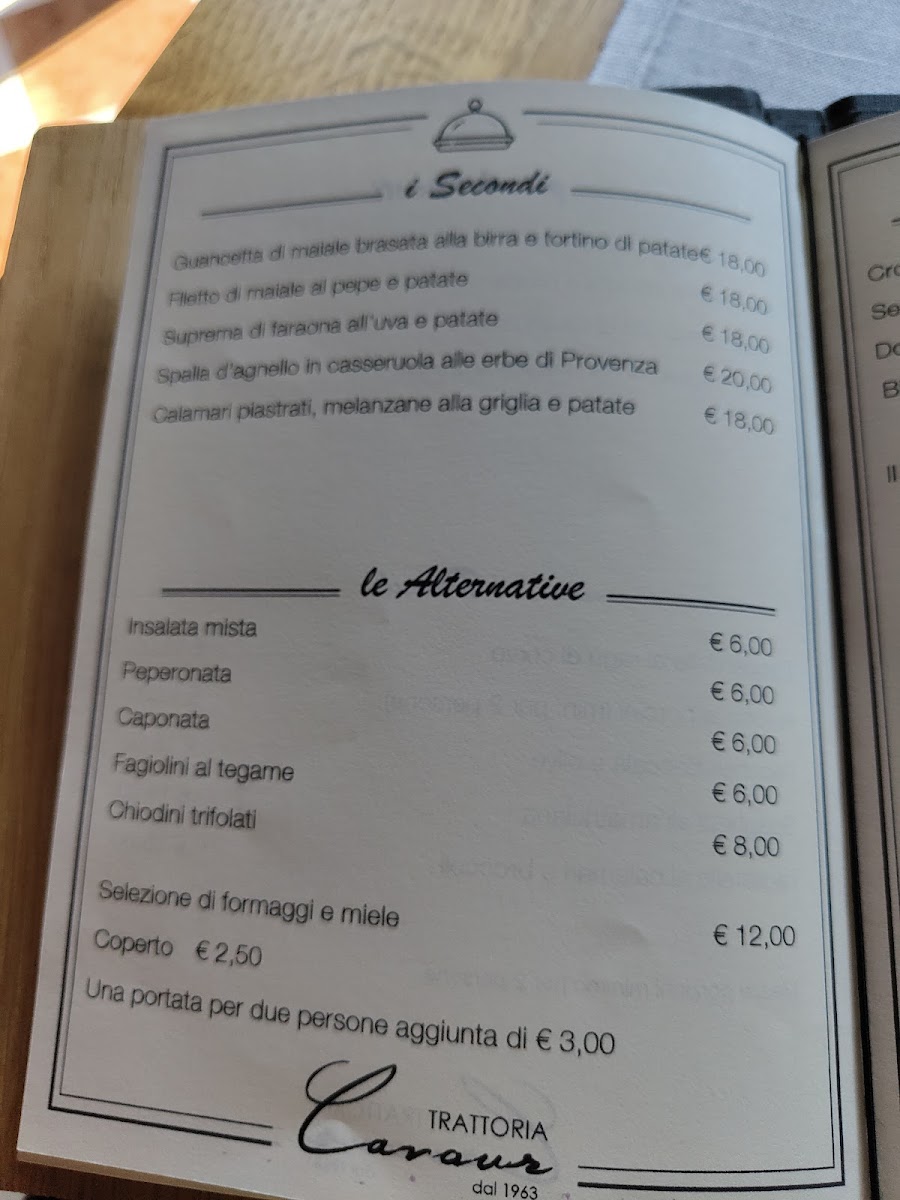 Menu Trattoria Cavour-8