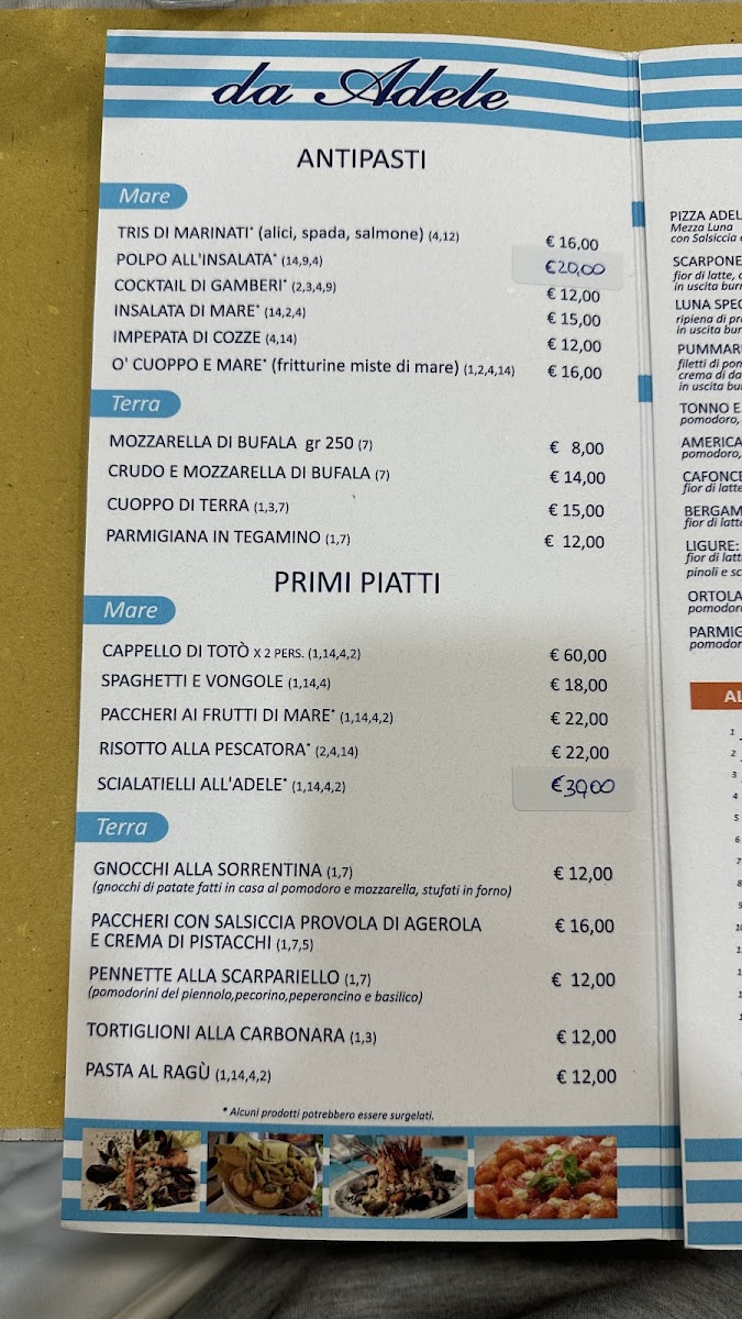 Menu Trattoria Da Adele-2