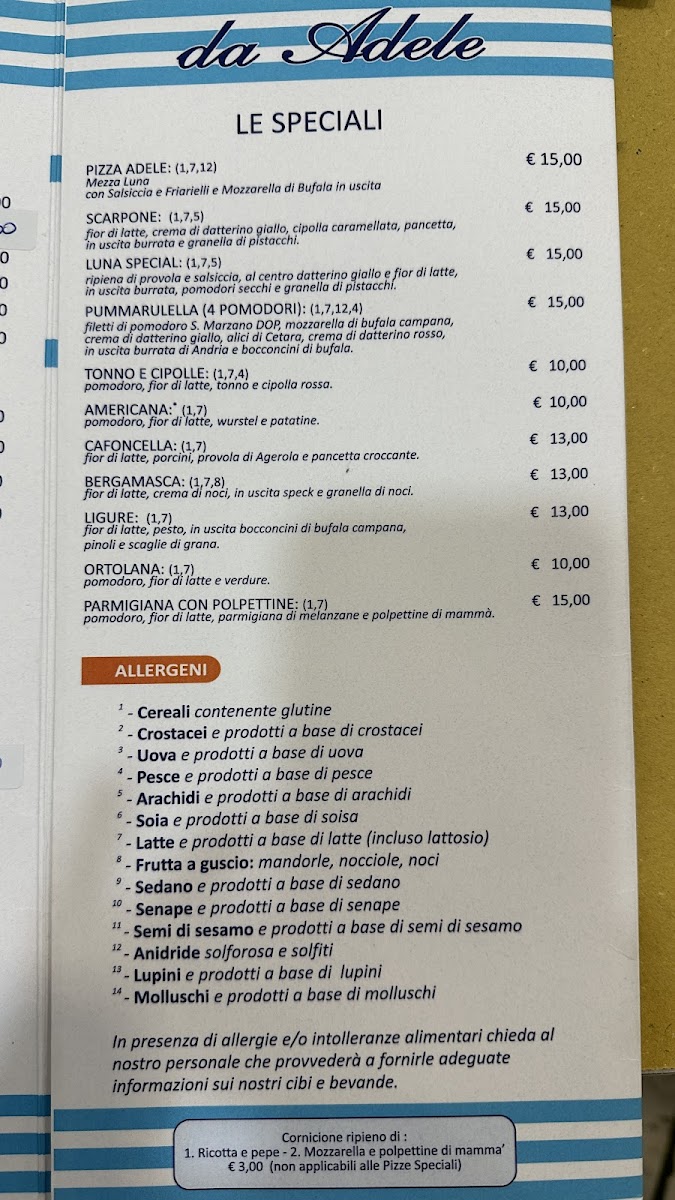 Menu Trattoria Da Adele-4