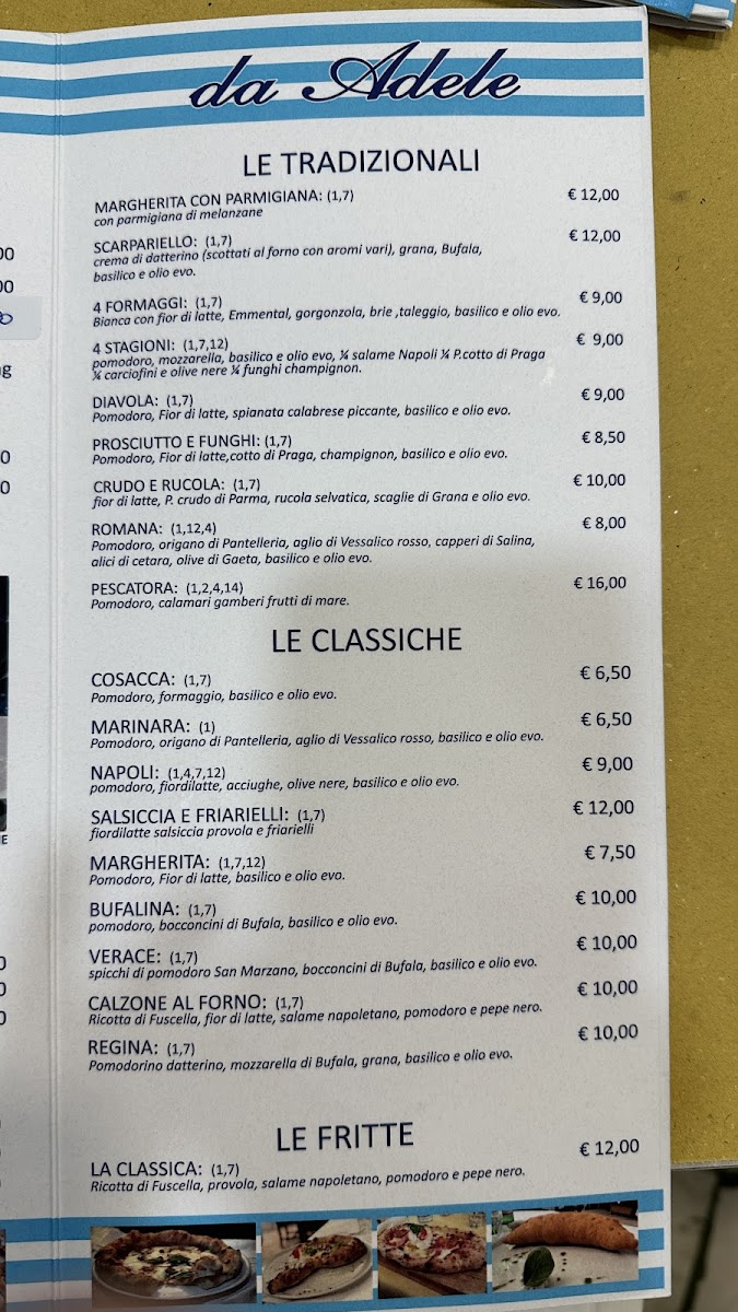 Menu Trattoria Da Adele-5