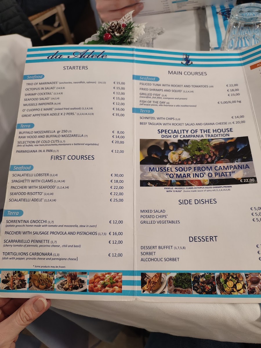 Menu Trattoria Da Adele-7