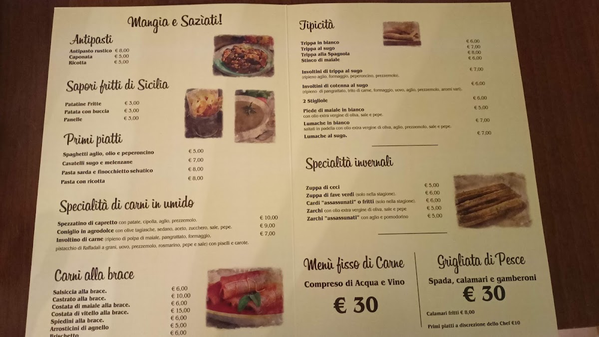 Menu Trattoria Da Carmelo-4