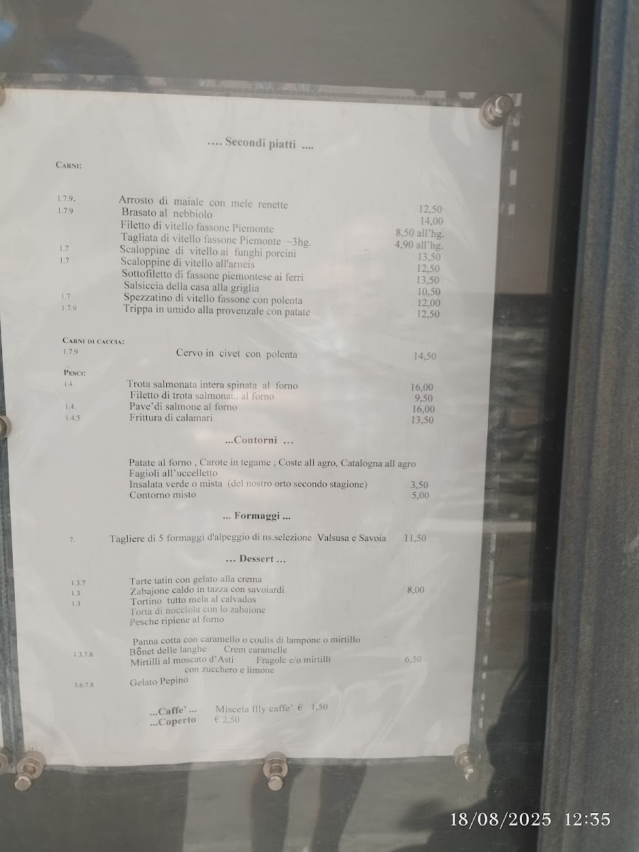 Menu Trattoria Da Cecilia-1