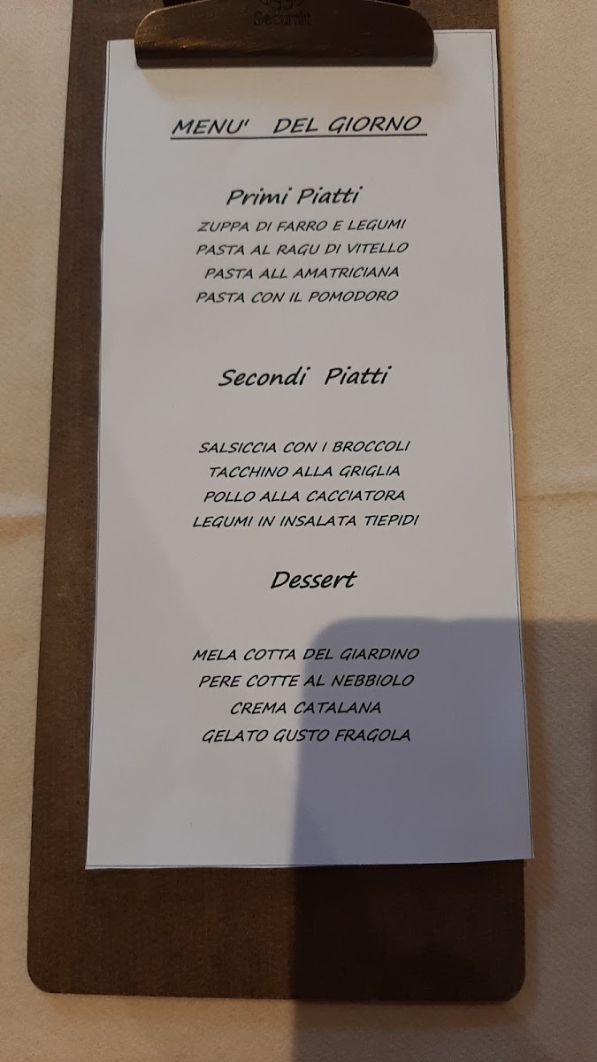 Menu Trattoria Da Cecilia-5