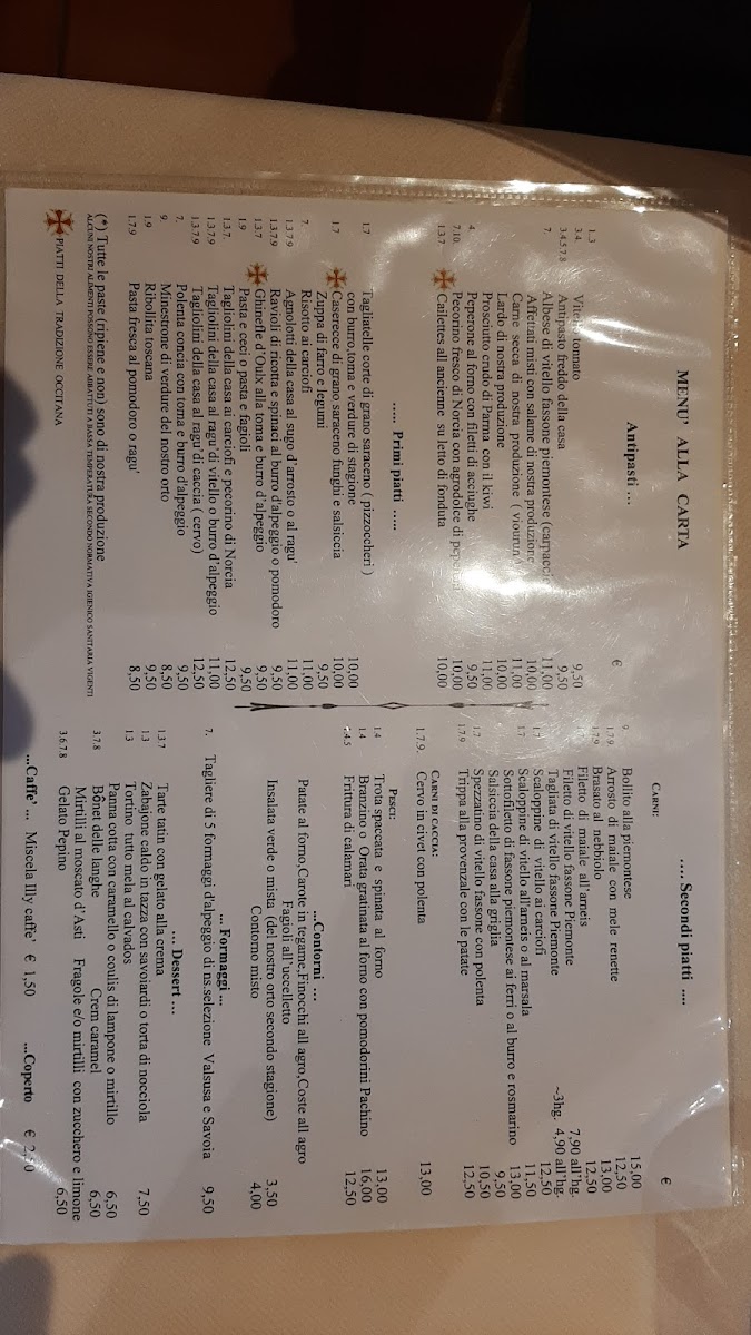 Menu Trattoria Da Cecilia-7