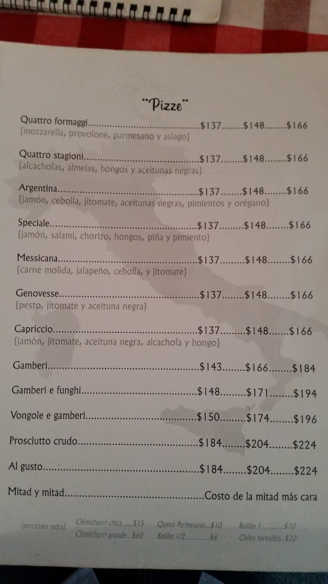 Menu Trattoria Da Franco-10
