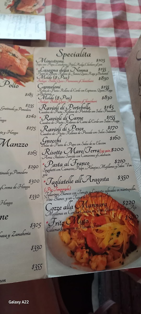 Menu Trattoria Da Franco-4