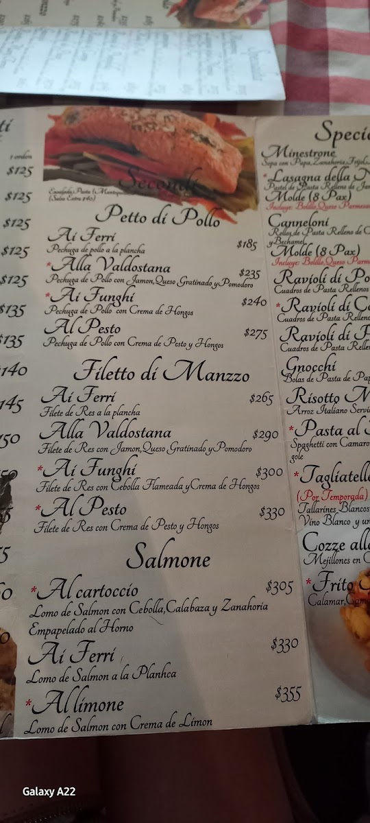Menu Trattoria Da Franco-6