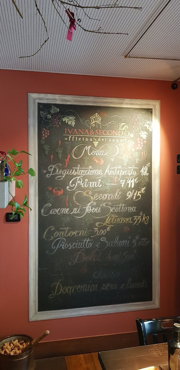 Menu Trattoria Da Ivana & Secondo-10