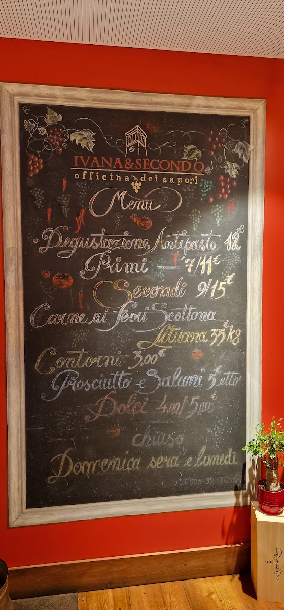 Menu Trattoria Da Ivana & Secondo-5