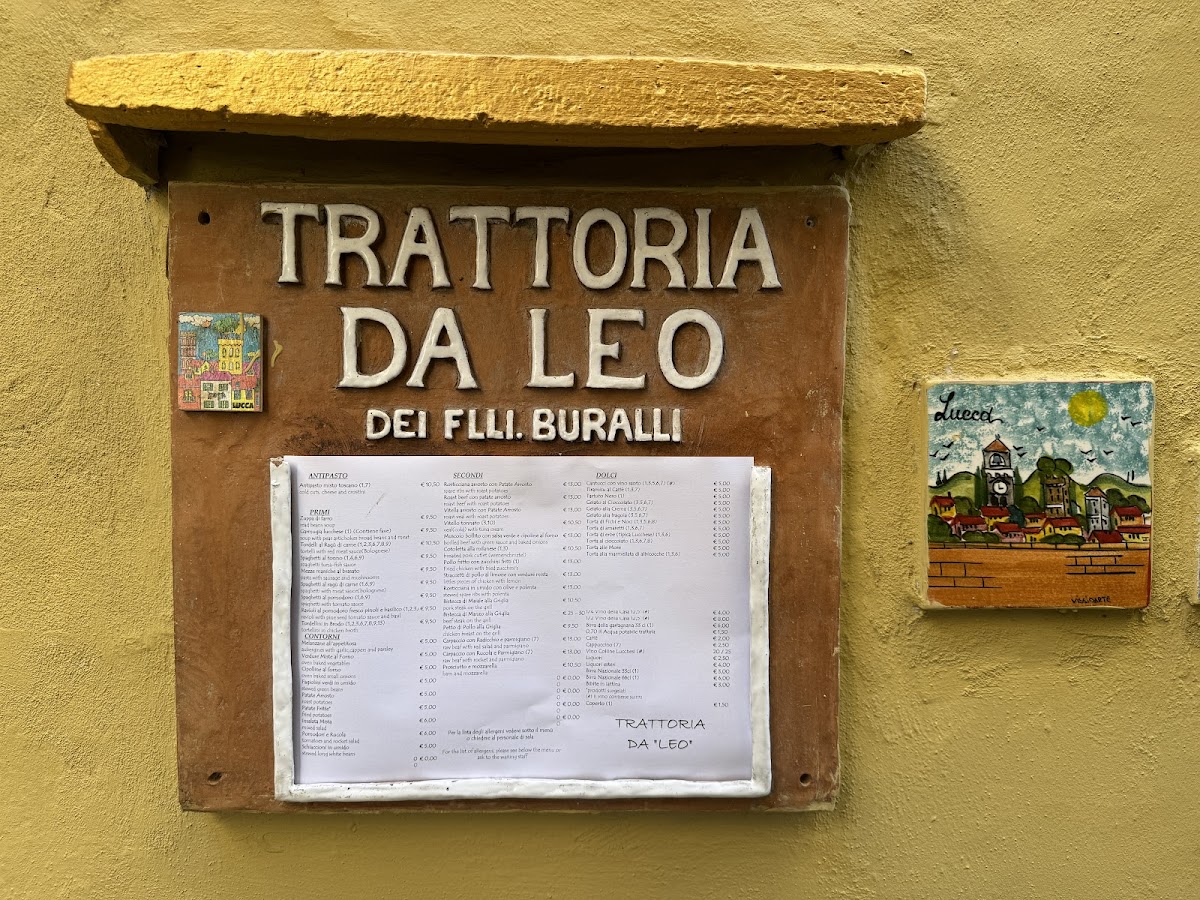 Menu Trattoria Da Leo-9