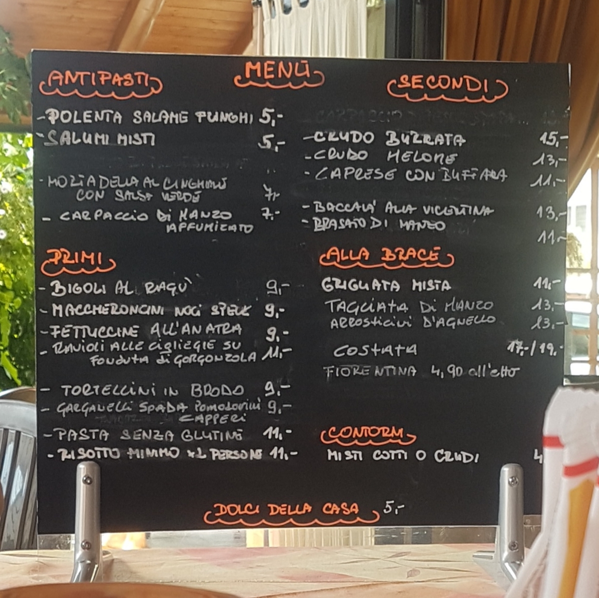 Menu Trattoria Da Osei-5