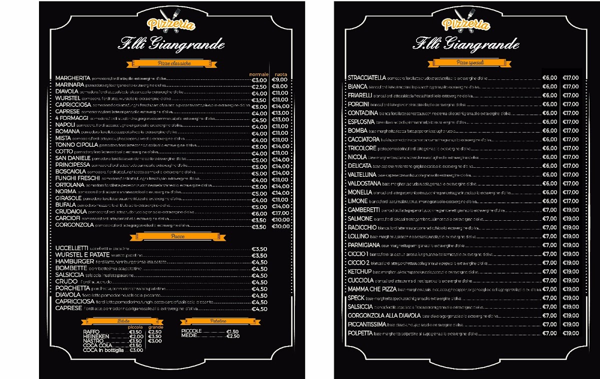 Menu Trattoria Dai F.lli Giangrande-2