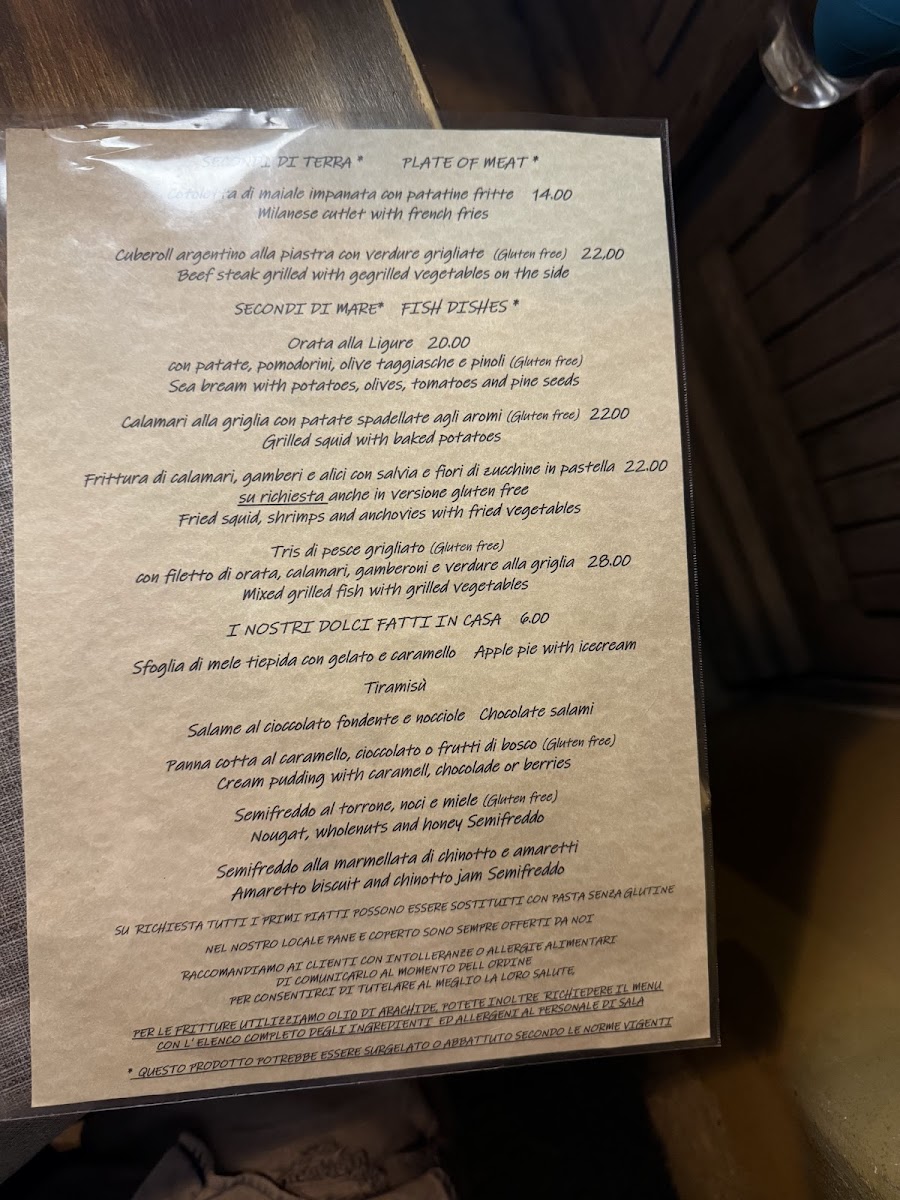 Menu Trattoria Dei Caruggi-4