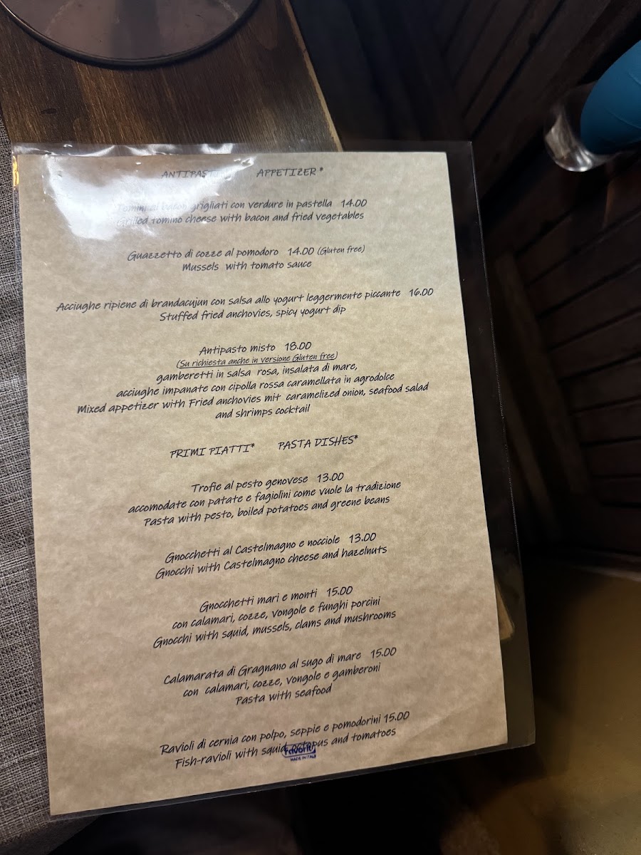 Menu Trattoria Dei Caruggi-6